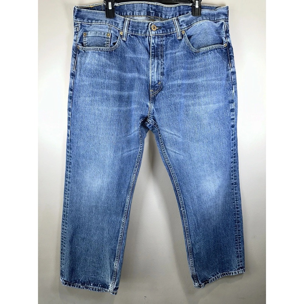 Levis 559 Jeans Men 40x30 Relaxed Straight Blue Medium Wash Denim 100% Cotton